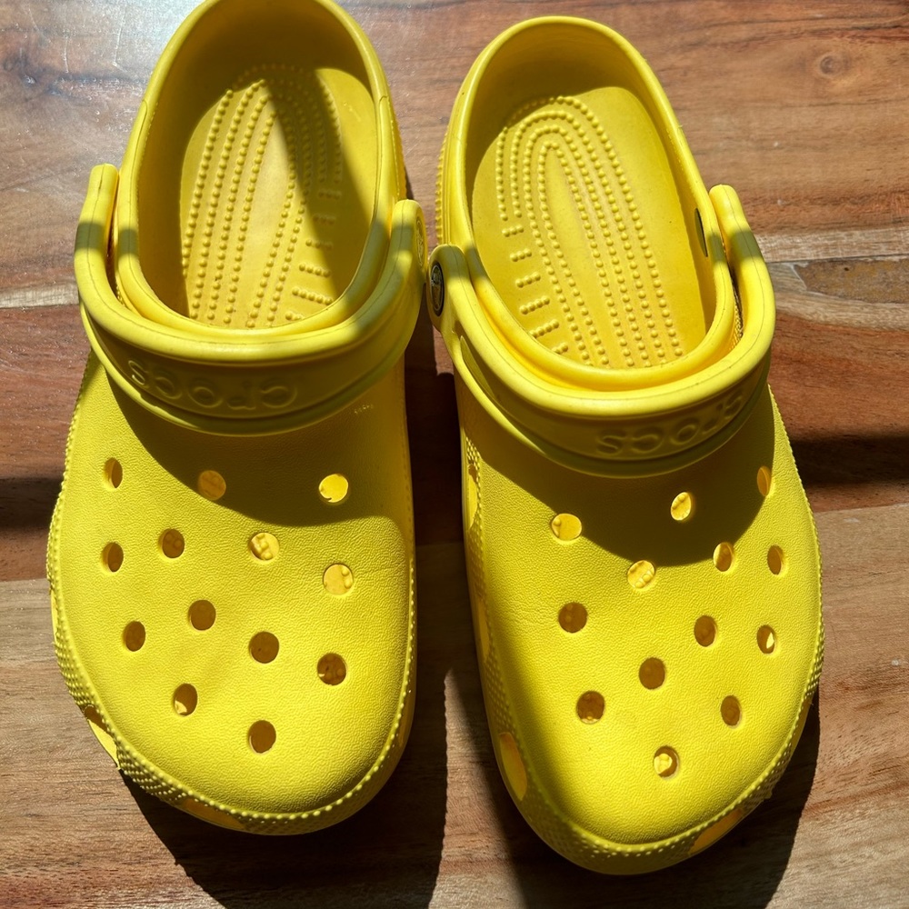 Yellow Crocs